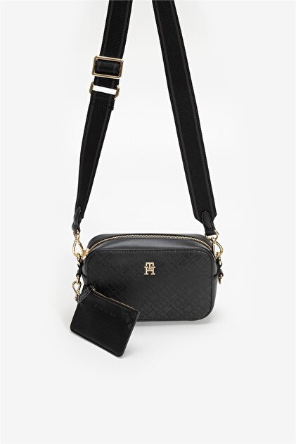 Tommy Hilfiger Kadın TH DISTINCT CAMERA BAG MONO Çapraz Çanta