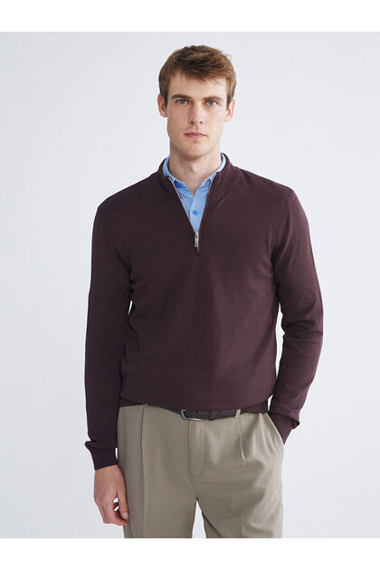 Southblue Plum High Collar Men's Knitwear Sweater