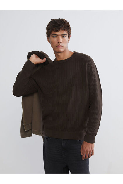Özmarka New Season Crew Neck Men's Knitwear Sweater