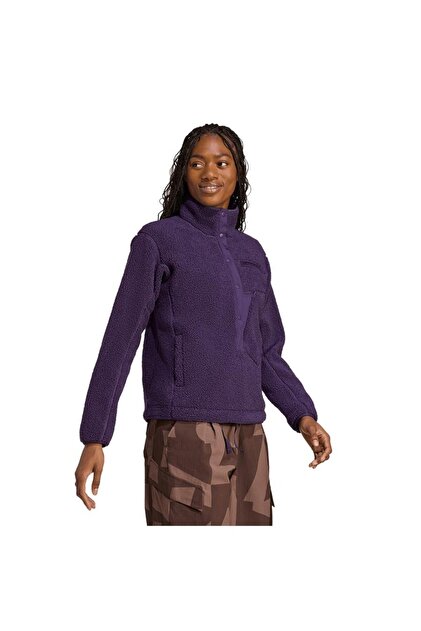 adidas Kadın Mor Ceket W XPL PILE SNAP JN0930 - Fiyatı, Yorumları