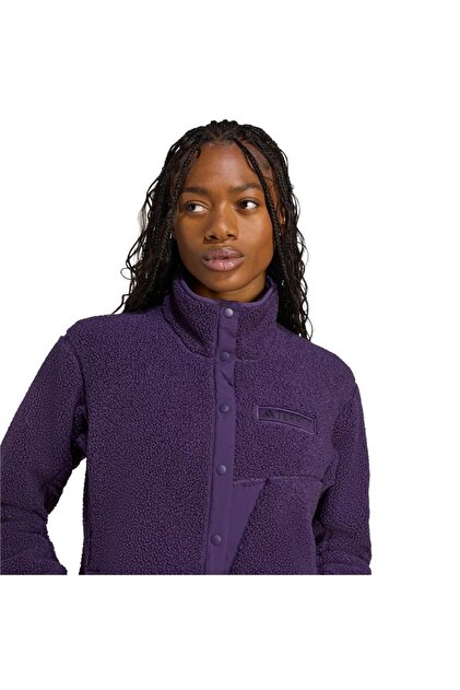 adidas Kadın Mor Ceket W XPL PILE SNAP JN0930 - Fiyatı, Yorumları