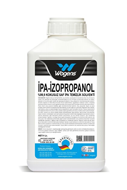 KOKUSUZ izo propil alkol %99 saflıkta