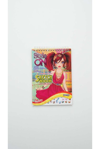 Style on Fashion Design Sketch Book Sunny