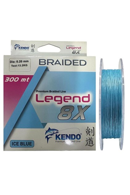 Kendo Legend 8X 300mt 0.20mm Örgü İp Misina Ice Blue - Fiyatı