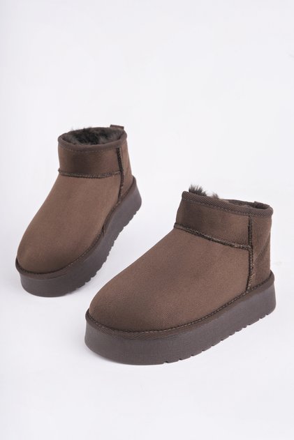 Children's Thermal Wool Home Boots Uggm.304 Brown
