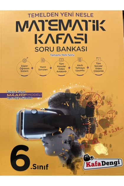 Kafa Dengi Yayınları KAFADENGİ 6. SINIF MATEMATİK KAFASI SORU