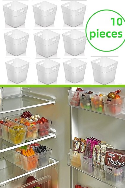 10 Pieces Refrigerator Door Organizer| Refrigerator Organizer and Bathroom Organizer