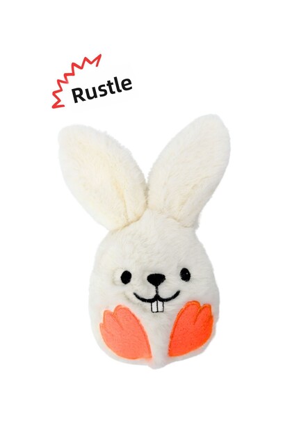 Rustle Sound Rabbit Small Breed Dog Toy Sounding Plush Dog Toy
