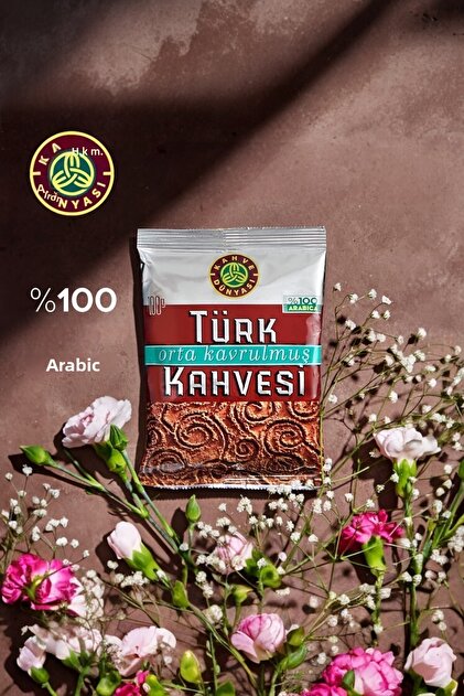 Medium Roasted Traditional Turkish Coffee 100 Gr
