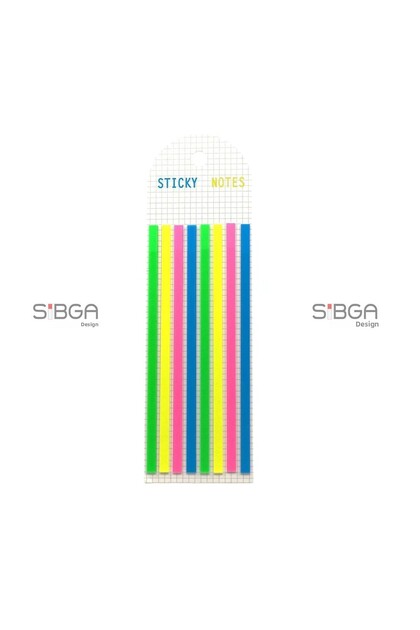 Thin Long Strip Transparent Colored Postit Post-it Post ItBookmark Bookmark Postit Sticker 160 Sheets