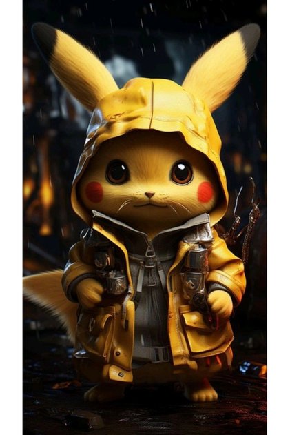 Araba Kapı Direk Kaplama Folyosu pikachu