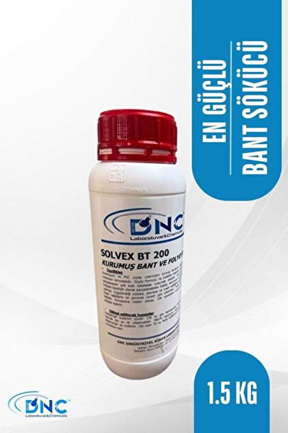 DNC Solvex Bt 200 Kurumuş Bant Ve Folyo Sökücü-1.5 Kg - Fiyatı DNC Solvex Bt 200 Kurumuş Bant Ve Folyo Sökücü-1.5 Kg - Fiyatı