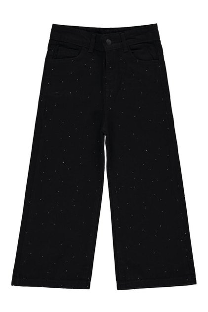 Taş Printed 6-9 Years Old Pants - Black