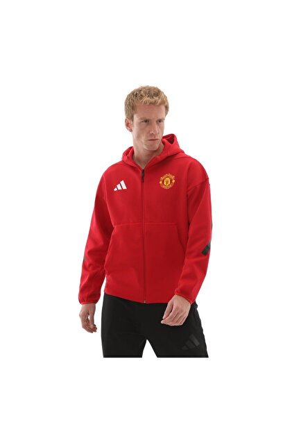 adidas JN2901-E Manchester United Jkt Erkek Ceket Kırmızı - Fiyatı