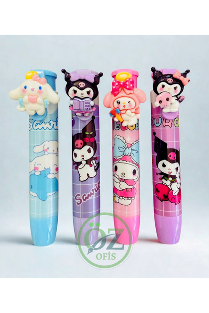 Mimu Art Studio Cinnamoroll Girl Sticker Seti Mavi Pastel Kawaii