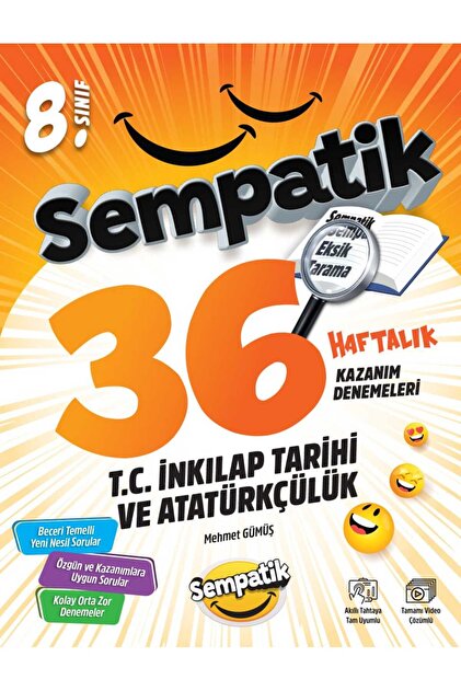 Ünlüler Karması 8. SINIF SEMPATİK 36 HAFTALIK KAZANIM DENEMELERİ