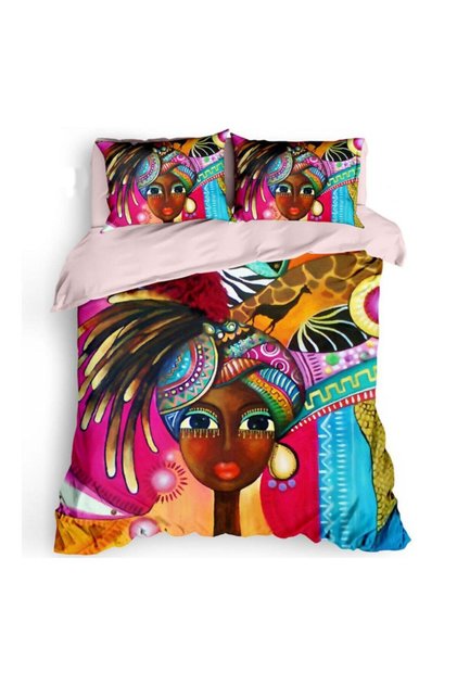 Ranforce Dubaku Double %!00 Cotton Duvet Cover Set