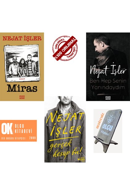 Miras - Ben Hep Senin Yanındaydım - Gerçek Hesap Bu! / 3 kitap -TELEFON TUTUCU HEDİYE - Nejat İşler