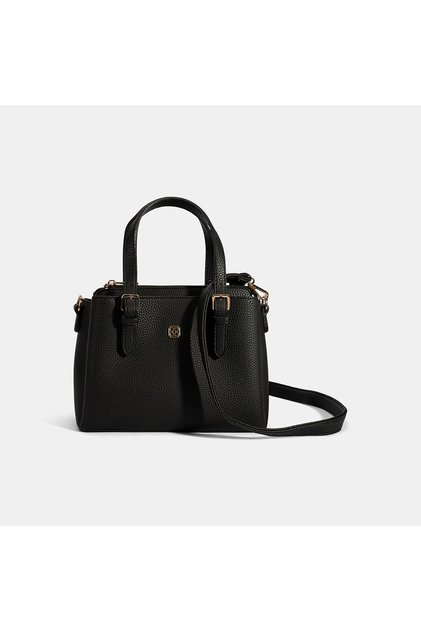 Women's Black Shoulder Strap Handbag