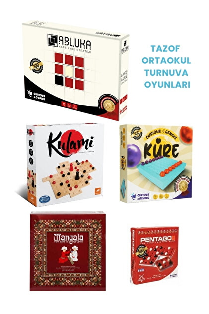 Curious&Genius Ortaokul Zeka Oyunları Turnuva Seti (ABLUKA