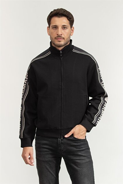 Lumberjack ML AUSTIN 18ITL1023 6 FX Siyah Erkek Sweatshirt