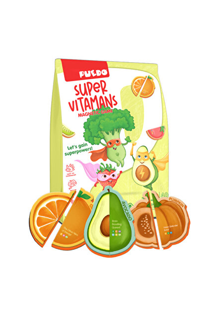 PUEDO Super Vitamans, Manyetik Eşleştime Oyunu - Fiyatı, Yorumları