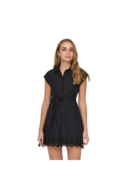 ONLLOU LIFE EMB S/S SHIRT DRESS PTM
