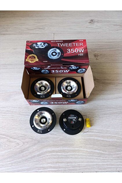 NS AUDIO 350 W NEOMİDYUM MIKNATIS 8CM DOME TWEETER 3.2