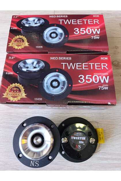 NS AUDIO 350 W NEOMİDYUM MIKNATIS 8CM DOME TWEETER 3.2