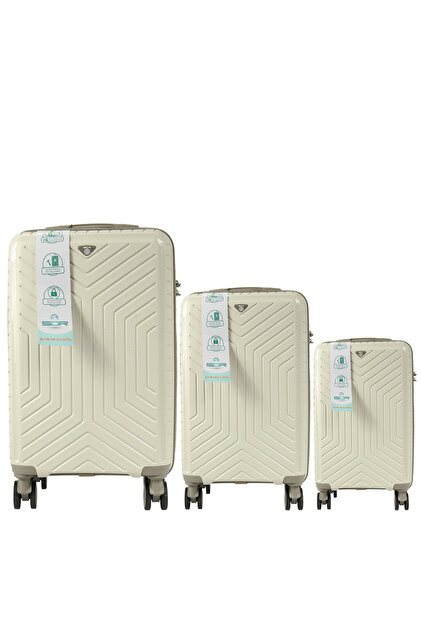 Metropolitan SDR 103 PP Valiz Seti - Büyük + Orta + Kabin Boy