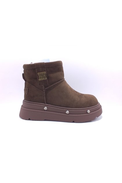Suede Fur Boots