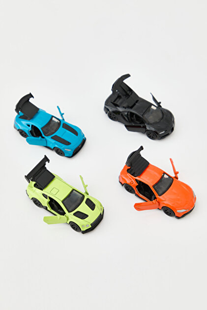 KentOyuncaK 4'lü Çek-Bırak Diecast 1:64 Ölçekli Yarış Arabaları