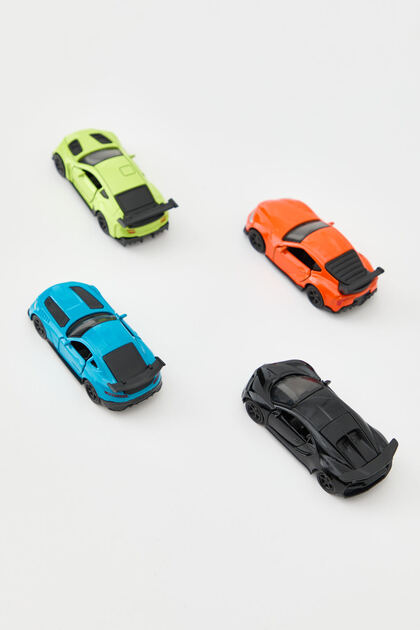 KentOyuncaK 4'lü Çek-Bırak Diecast 1:64 Ölçekli Yarış Arabaları