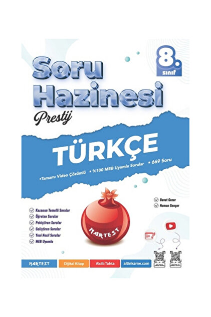 Nartest Yayınları Nartest 2026 8.Sınıf Prestij Matematik, Fen