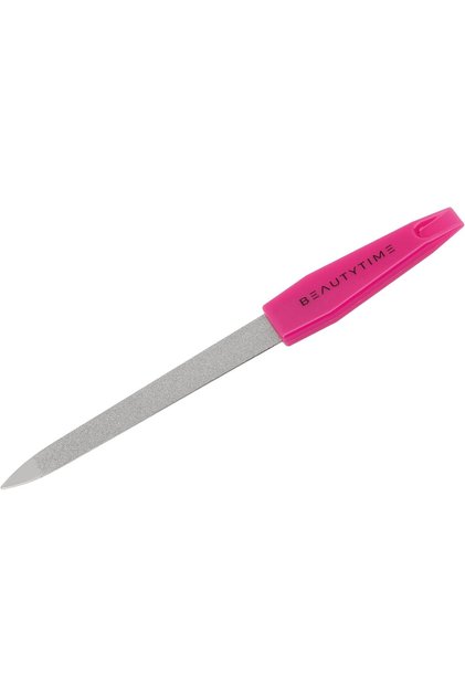 Sapphire Nail File, Medium, Travel-Friendly, Dual-Sided, Pink