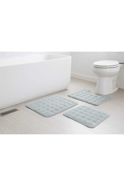 Bubble Modern Gray Washable Decorative Plush 60X100 50X60 40X60