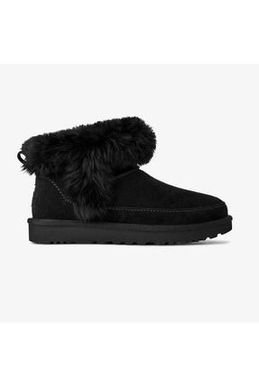 UGG W CLASSIC ULTRA MINI MAXI CURLY BLACK (SIYAH) 1158263 - Fiyatı