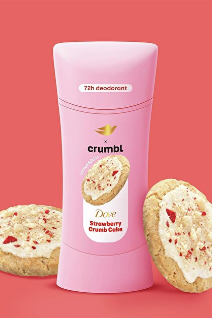 Dove Crumbl Strawberry Crumb Cake Alüminyumsuz Stick Deodorant