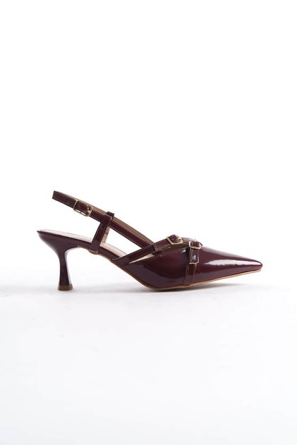 Women's burgundy patent leather high heels tr08ms17d