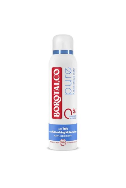 Αποσμητικό σπρέι Borotalco Pure Natural Freshness 150ml