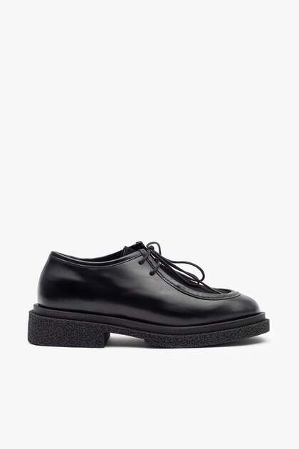 Γυναικείο Loafer Ginny Μαύρο Δερμάτινο