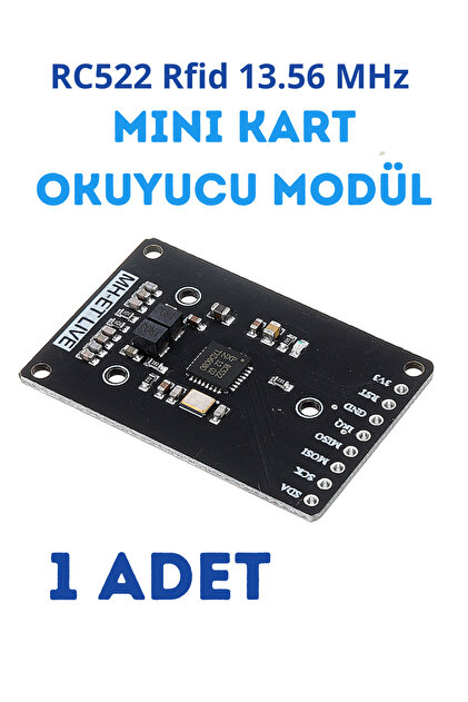 Arduino RC522 Rfid 13.56 MHz Mini Kart Okuyucu Modül - Fiyatı