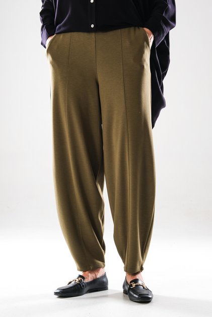 Women's Elastic Waist Pocketed Harem/Shalwar Yoga Pants – Comfortable Fit Islamic Women's Clothing _2281