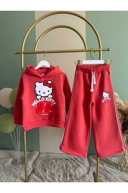 Hooded Girl's Pajama Set