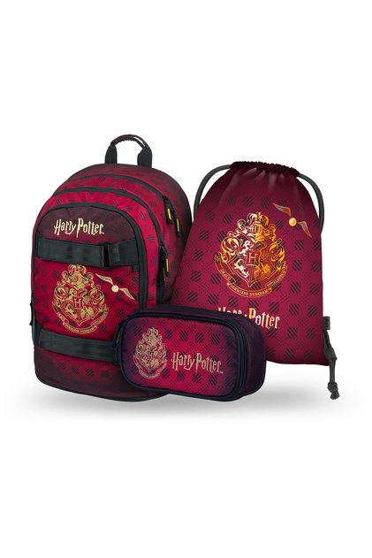 Set școlar cu patine Harry Potter Hogwarts Burgundy