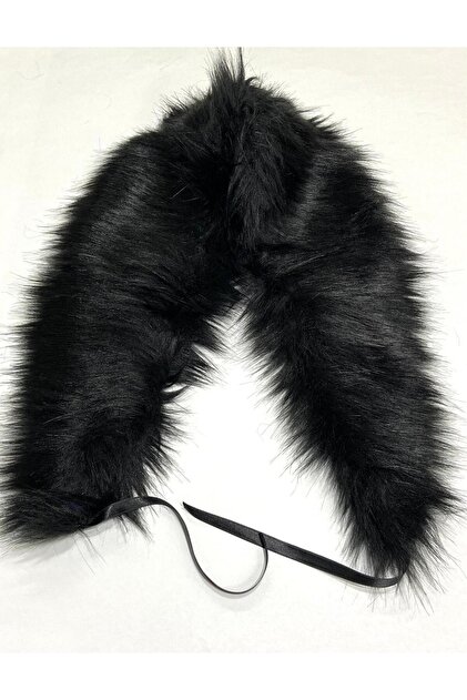 Fur Collar / Collar with Fur Tie / Detachable Collar