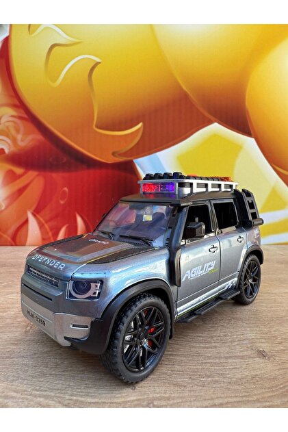 scntoys Land Rover Defender Arazi Arabası Müzikli Işıklı Lüks Jeep