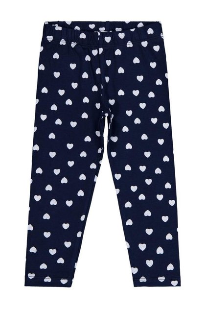 Kalp Printed 2-5 Years Old Tights - Navy Blue 5-6 Years Old