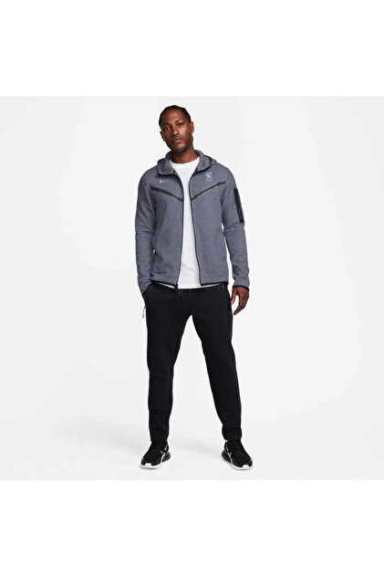 Nike Liverpool FC Tech Fleece Hoodie Full-Zip Erkek Sweatshirt