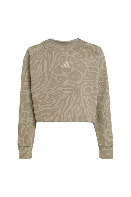 Çocuk Yeşil Sweatshirt JG FI AOP TOP JW7543